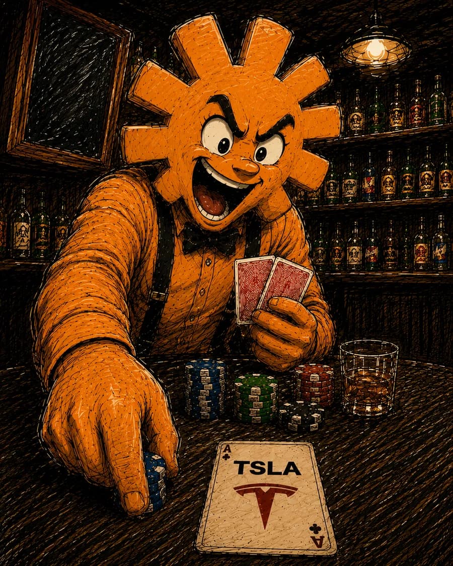 OpenTrade TSLA character card